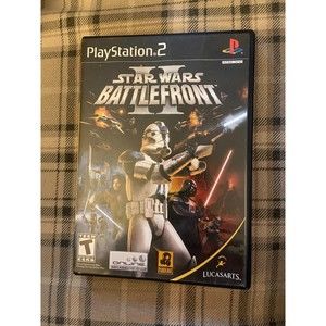Sony PlayStation 2 PS2 Star Wars Battlefront II CIB